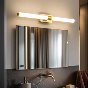 Brilagi - Iluminare LED pentru oglindă de baie DIANA LED/10W/230V IP44 aurie