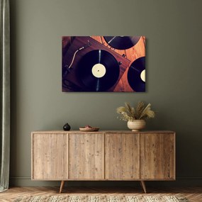 Tablou - Discuri de gramafon (90x60 cm)