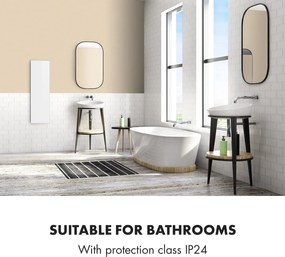 Klarstein Wonderwall 30, Încălzitor cu infraroșu, 30x100cm, 300W, Cronometru săptămânal, IP24