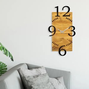 Ceas de perete 41x74 cm 1xAA lemn/metal