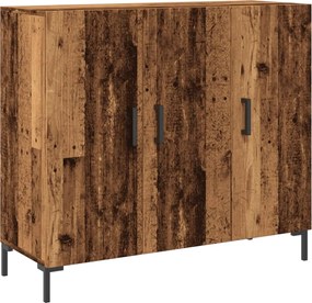 vidaXL Dulap, lemn vechi, 90x34x80 cm, lemn prelucrat