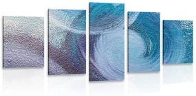 Tablou 5-piese linii abstracte moderne