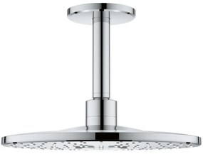 Palarie dus fix Grohe Rainshower 310 SmartActive, O31 cm cu brat, montaj pe tavan, crom