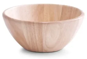 Bol Zeller, lemn arbore de cauciuc,18 cm