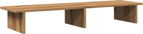 vidaXL Suport monitor, stejar artizanal, 100x27x15 cm, lemn prelucrat