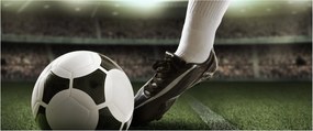 Tablou - Minge de fotbal (120x50 cm)