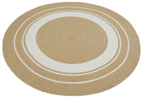 Covor rotund de exterior în culoare naturală ø 150 cm - NORTHRUGS