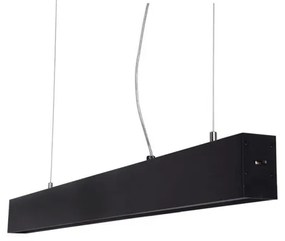 Lustra LED moderna design minimalist LINNEA 112cm neagra