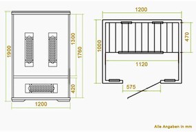 Infračervená sauna/ tepelná kabína Oslo s plnospektrálnymi žiaričmi a drevom Hemlock