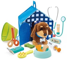 Set de veterinar - îngrijirea cățelușului Hape