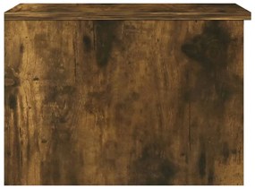 Masuta de cafea, stejar fumuriu, 50x50x36 cm, lemn prelucrat 1, Stejar afumat