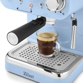 Espressor Manual 15 Bar 1100W 1.25L Albastru  Cafea Aromata si Experienta Barista la Tine Acasa