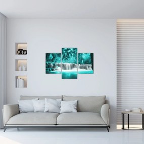 Tablou - Cascada albastră (90x60 cm)