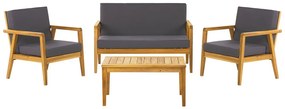 Set mobilier de grădină Palza (lemn deschis). 1081858