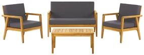 Set mobilier de grădină Palza (lemn deschis). 1081858