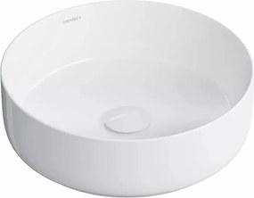 Lavoar pe blat Omnires Tulsa alb 36 cm
