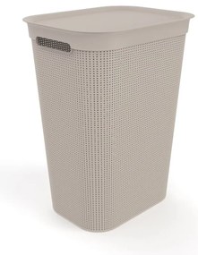 Coș de rufe din plastic bej 50 l Brisen - Rotho