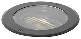 Spot exterior îngropat negru AR111 reglabil IP65 - Delux Honey