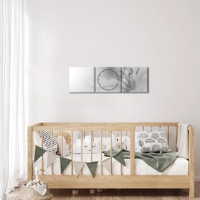 Tablou - Crin delicat (cu ceas) (90x30 cm)