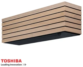 Aparat de aer conditionat Toshiba Super Daiseikai 10 WOOD RAS-B18S4KVDG-E / RAS-18S4AVPG-E, 18 000BTU, 40 m², A+++ / A++, R-32, Alb