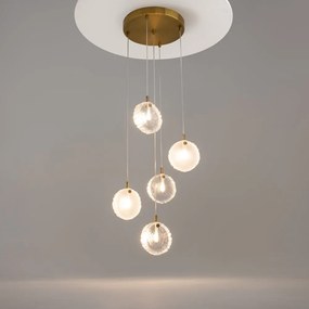 Lustra suspendata design decorativ modern Frozen 5L
