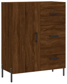 827931 vidaXL Servantă, stejar maro, 69,5x34x90 cm, lemn prelucrat