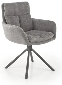 Scaun de bucaterie Leary, gri