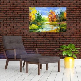 Tablou - Peisaj - pictură (90x60 cm)