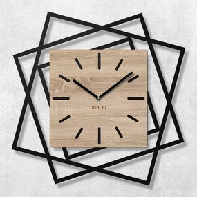 DUBLEZ | Ceas de perete din lemn 3D - Frames