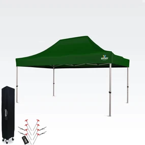 Cort de petrecere 3x4,5m - fără pereți - Verde