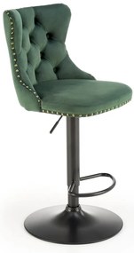 Scaun de bar H117 velvet verde