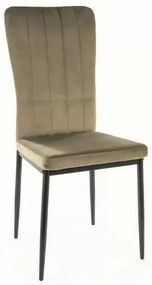 Scaun de sufragerie VIGO VELVET verde masliniu