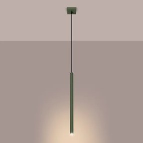 Lustră pe cablu Sollux SL.1518 PASTELO 1xG9/8W/230V verde