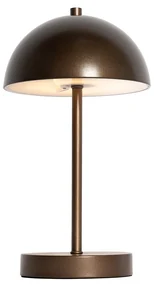 Lampă de masă de exterior ciupercă bronz închis reîncărcabilă - Keira