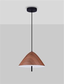 Lustra/Pendul LED design modern OROS lemn
