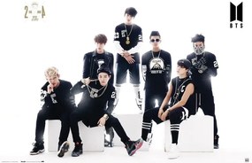 Poster BTS - Black And White