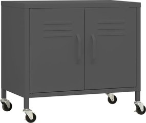 vidaXL Dulap de depozitare, antracit, 60x35x56 cm, oțel