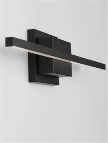 Aplica LED pentru oglinda / tablou AZURE negru L-60,5cm