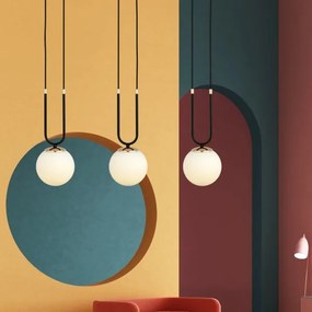 Lustră pe cablu GLAM 3xE14/10W/230V negru