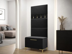 Set mobilier hol III Futura (Negru + Negru). 1070347