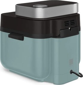 Friteuza cu aer cald Smeg Collezione AFC01EGMAU, 1450 W, 7,3 l, 40-200°C, 7 programe, Mod dublu, Comandă tactila, Timer, LED, Verde
