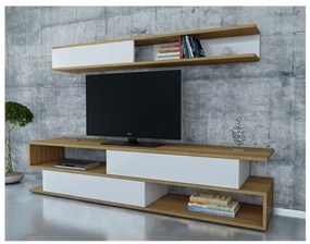Mobilier living Simpsonic (Alb + teak) . 1102576