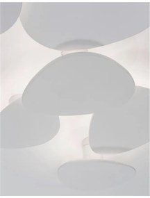 Aplica LED de perete design modern Cronus gips alb NVL-9084071
