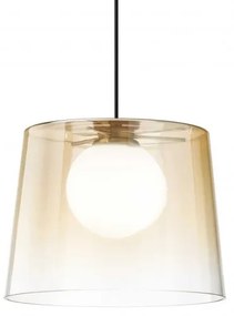 Lustra, Pendul din sticla FADE SP1 AMBRA