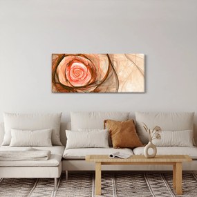 Tablou - Trandafir sufletului artistic (120x50 cm)