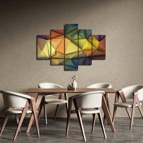 Tablou - Abstracție 3D poligonală (150x105 cm)
