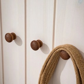 Set pentru hol alb din lemn de pin 60x120x25 cm Anita – Støraa