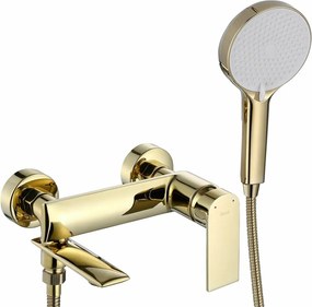 Baterie monocomanda pentru cada auriu Rea Veneta