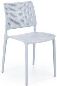 Scaun din plastic albastru deschis K514