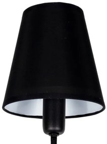 Lustră pe tijă MADELA, 5xE14/40W/230V, negru